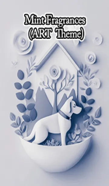 [LINE着せ替え] Mint Fragrance ART Theme102の画像1