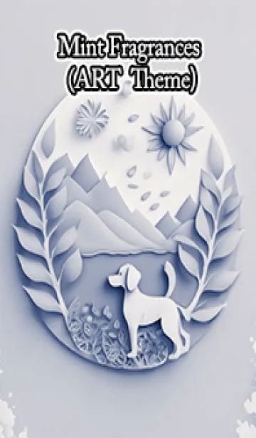 [LINE着せ替え] Mint Fragrance ART Theme104の画像1