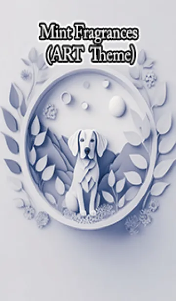 [LINE着せ替え] Mint Fragrance ART Theme105の画像1