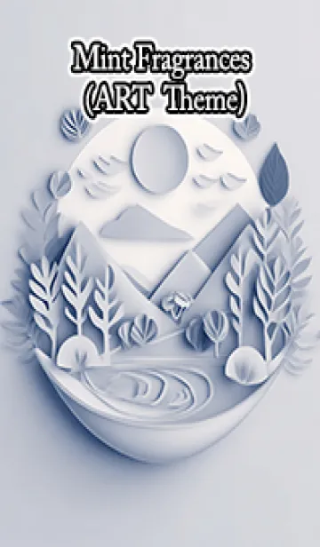 [LINE着せ替え] Mint Fragrance ART Theme106の画像1