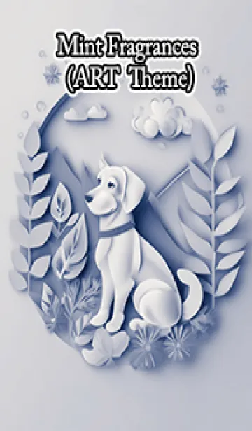 [LINE着せ替え] Mint Fragrance ART Theme107の画像1