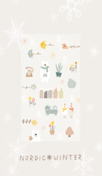 [LINE着せ替え] brown♡冬の北欧03_1の画像1