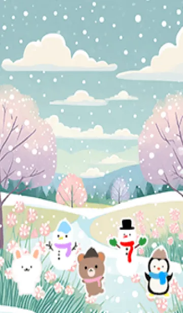 [LINE着せ替え] 可愛い北欧風着せかえ(Winter-118)の画像1