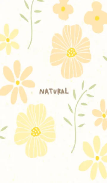 [LINE着せ替え] 2色の花11の画像1