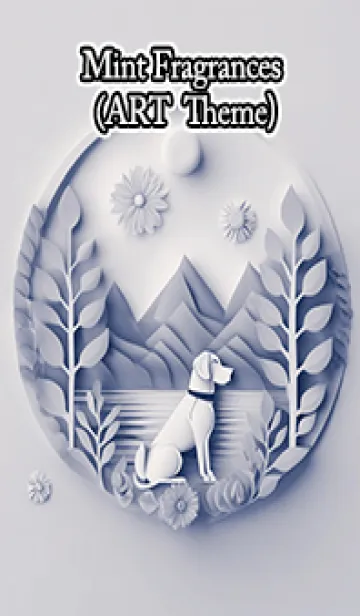 [LINE着せ替え] Mint Fragrance ART Theme110の画像1