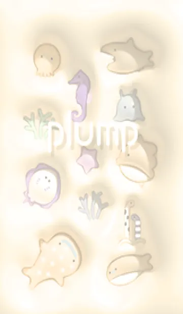 [LINE着せ替え] yellow♡ぷっくり水族館14_1の画像1