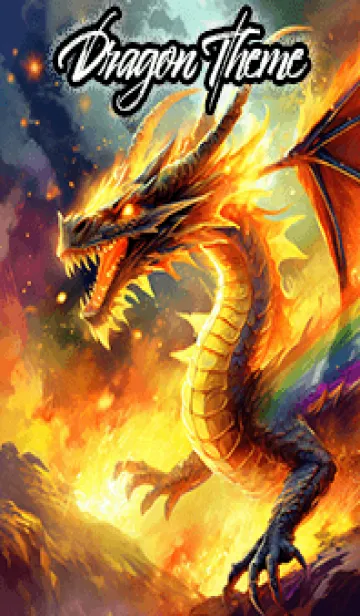 [LINE着せ替え] 【龍の着せかえ】Dragon Theme/14の画像1