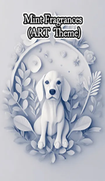 [LINE着せ替え] Mint Fragrance ART Theme116の画像1
