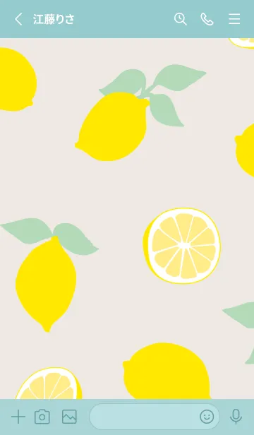 [LINE着せ替え] レモン、レモン、レモン30の画像2