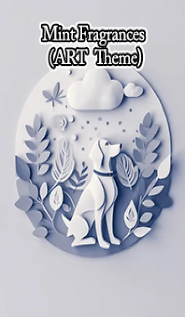 [LINE着せ替え] Mint Fragrance ART Theme117の画像1