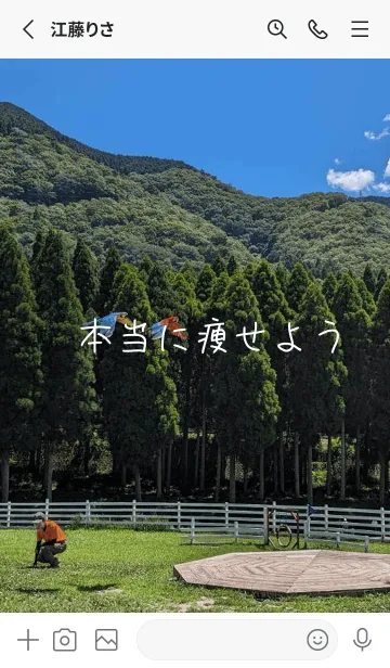 [LINE着せ替え] 本当に痩せよう^52の画像2