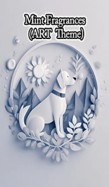 [LINE着せ替え] Mint Fragrance ART Theme119の画像1