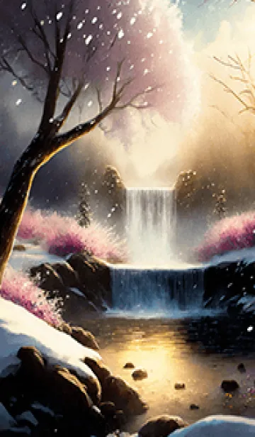 [LINE着せ替え] 優美な冬の風景の着せかえ(Winter-66)の画像1