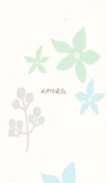 [LINE着せ替え] シンプル 花 2色19の画像1