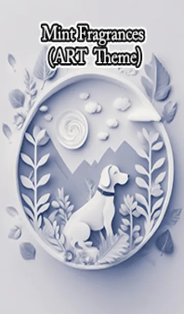 Mint Fragrance ART Theme123のLINE着せ替え