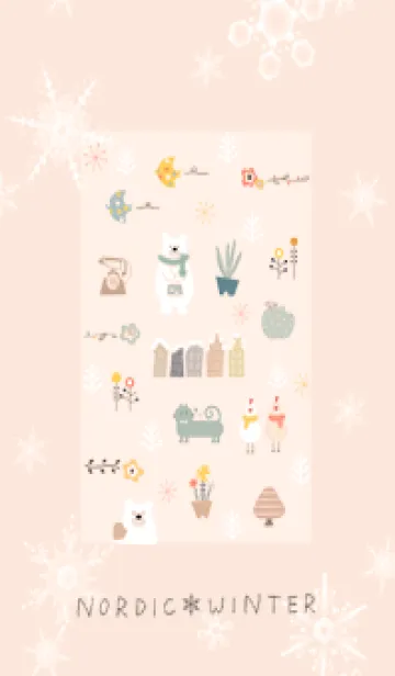 [LINE着せ替え] orange♡冬の北欧13_1の画像1