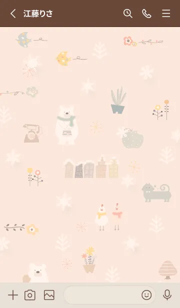 [LINE着せ替え] orange♡冬の北欧13_1の画像2