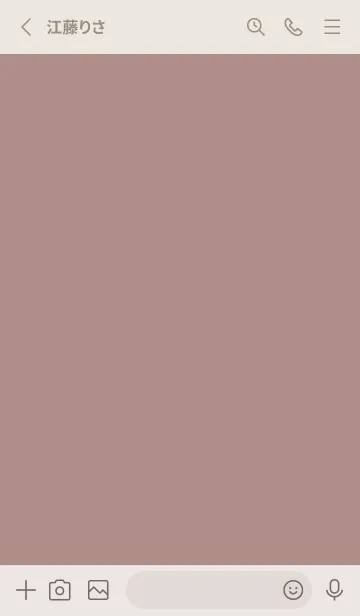 [LINE着せ替え] くすみピンク。シンプル。の画像2