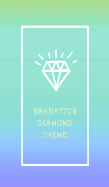 [LINE着せ替え] グラデーション ダイアモンド  .3の画像1