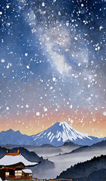 [LINE着せ替え] 優美な冬の風景の着せかえ(Winter-74)の画像1