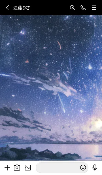 [LINE着せ替え] 秋の夜空#LD322。の画像2