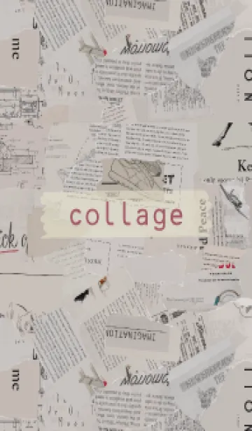 [LINE着せ替え] collage art 7の画像1