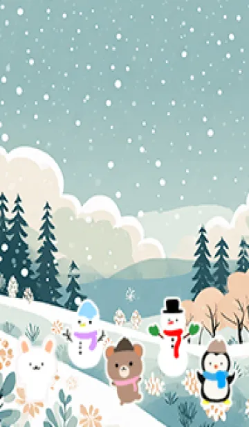 [LINE着せ替え] 可愛い北欧風着せかえ(Winter-127)の画像1