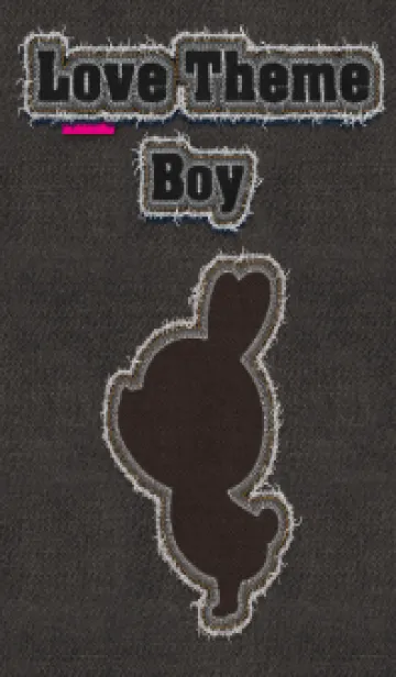 [LINE着せ替え] Rabbit and jeans fabric theme 18の画像1