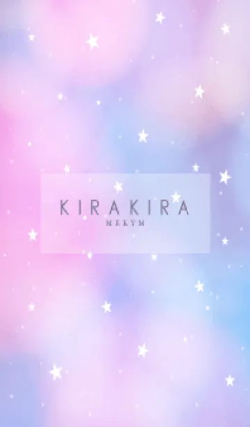 [LINE着せ替え] YUMEKAWAII - KIRAKIRA STAR PURPLE 2の画像1