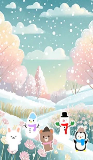 [LINE着せ替え] 可愛い北欧風着せかえ(Winter-129)の画像1