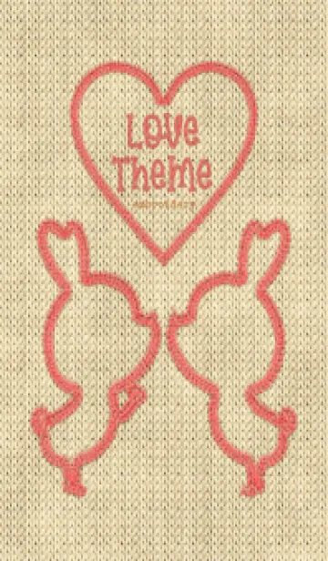 [LINE着せ替え] Love Theme Embroidery 3の画像1