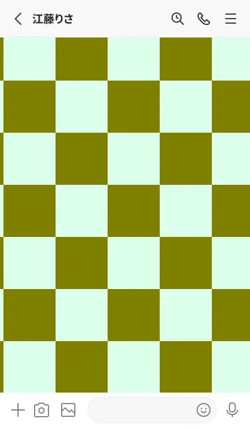 [LINE着せ替え] オリーブ■パステルグリーン1.TKCの画像2