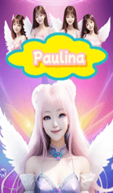 [LINE着せ替え] Paulina beautiful angel G06の画像1