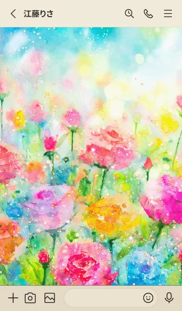 [LINE着せ替え] 薔薇(バラ)の花の着せかえ(R83)の画像2