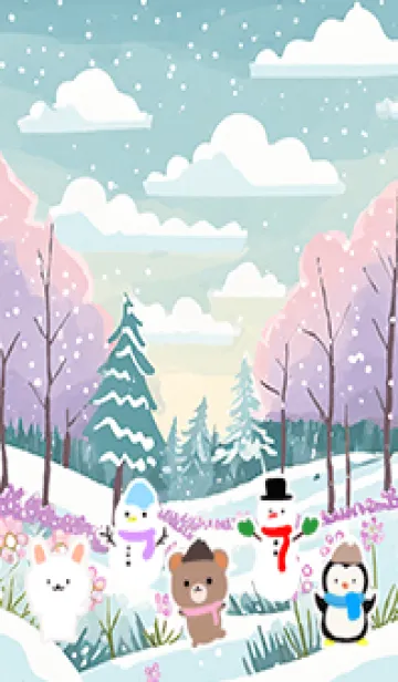 [LINE着せ替え] 可愛い北欧風着せかえ(Winter-133)の画像1