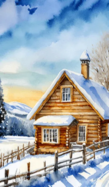 [LINE着せ替え] 優美な冬の風景の着せかえ(Winter-95)の画像1