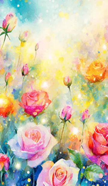 [LINE着せ替え] 薔薇(バラ)の花の着せかえ(R88)の画像1