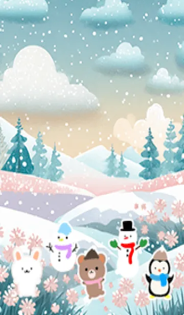 [LINE着せ替え] 可愛い北欧風着せかえ(Winter-140)の画像1