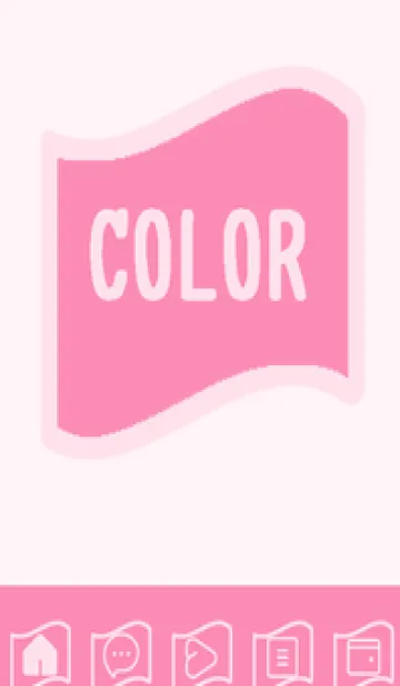 [LINE着せ替え] pink color P41の画像1