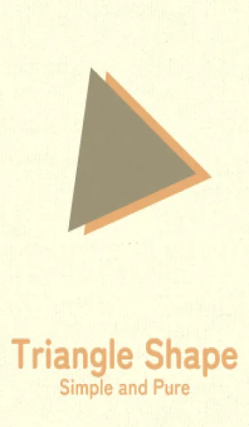 [LINE着せ替え] 三角型の着せかえ 灰汁色の画像1