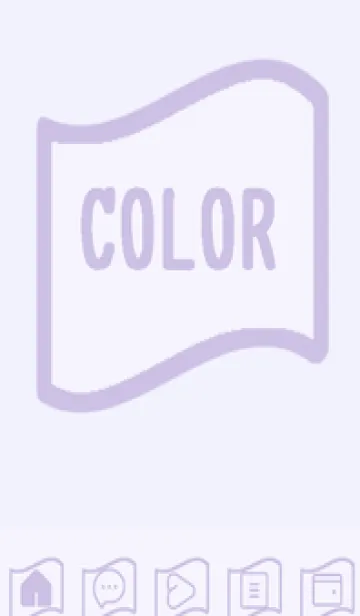 [LINE着せ替え] purple color P44の画像1