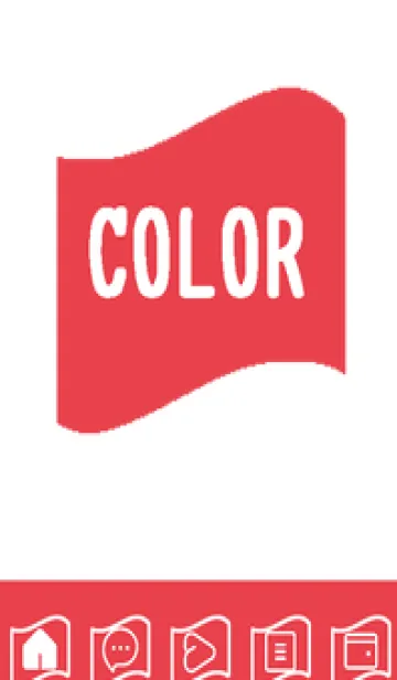 red color P43の着せ替えメイン画像
