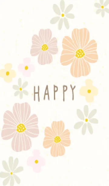 [LINE着せ替え] かわいいお花 大人6の画像1