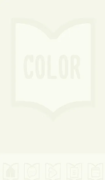 [LINE着せ替え] green color Q83の画像1