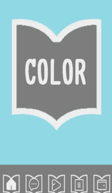 [LINE着せ替え] green color Q86の画像1