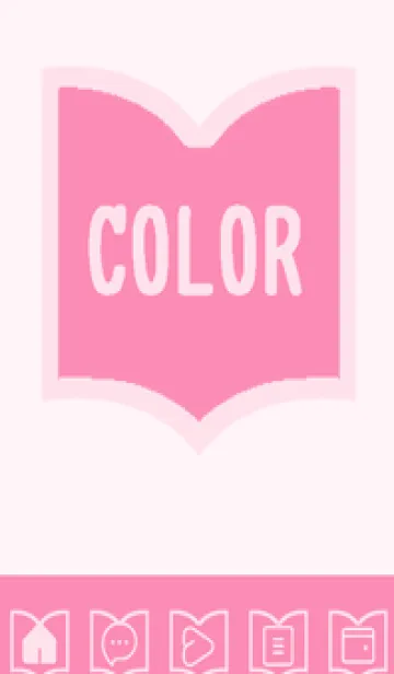 [LINE着せ替え] pink color Q41の画像1