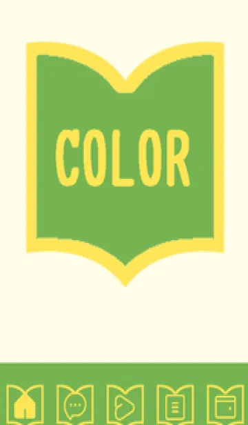 [LINE着せ替え] yellow color Q42の画像1