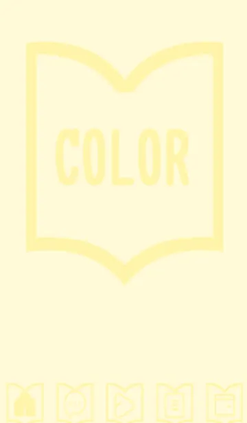 [LINE着せ替え] yellow color Q45の画像1