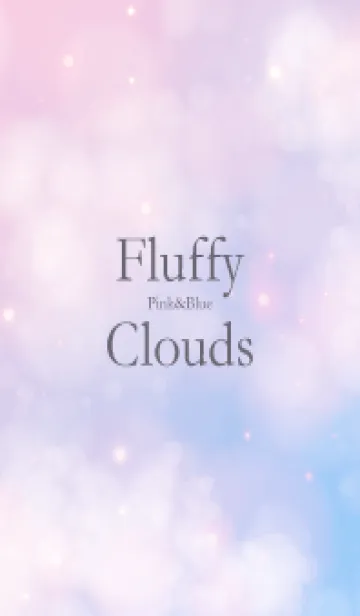 [LINE着せ替え] Fluffy Clouds Pink&Blue - MEKYM 28の画像1