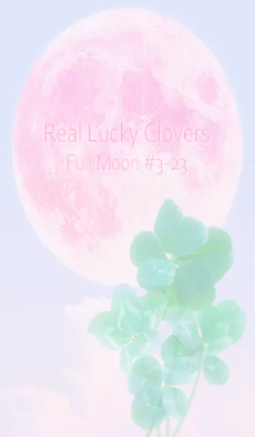 [LINE着せ替え] Real Lucky Clovers Full Moon #3-23の画像1